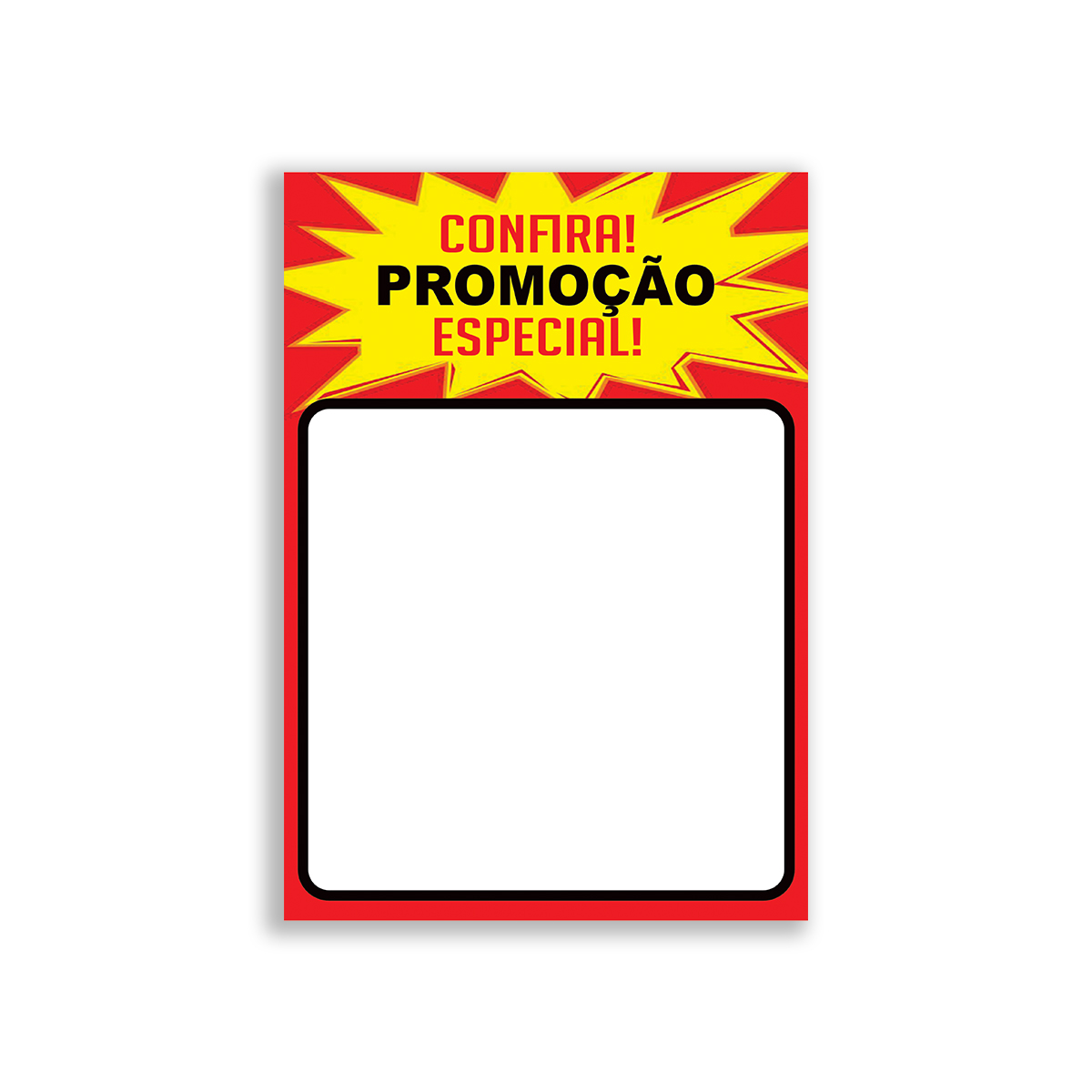 Placa de Sinalização em PVC de Promoção Especial para Comércio